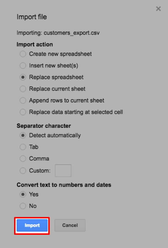 upload product using csv file