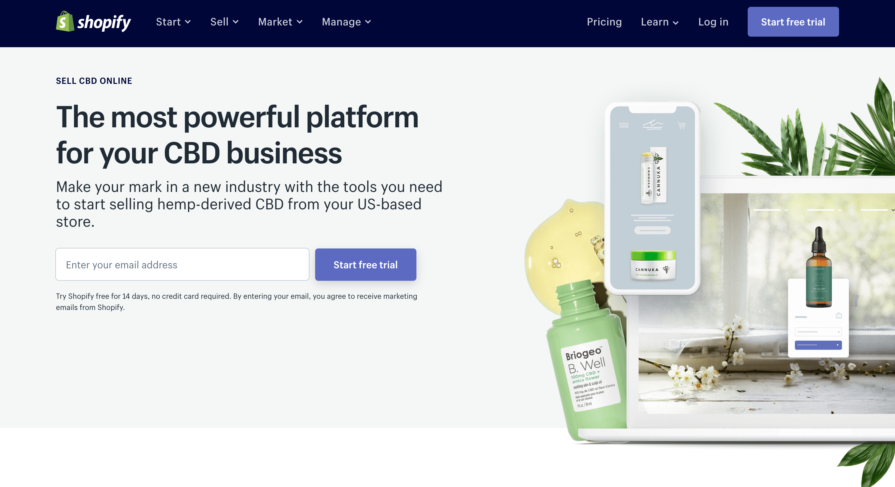 CBD payment processor Shopify