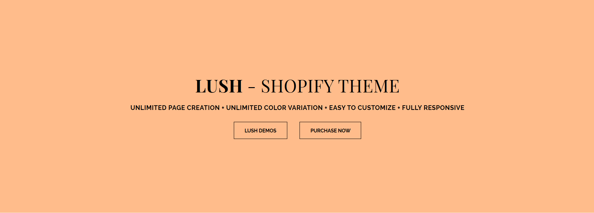 best parallax theme for shopify: Lush