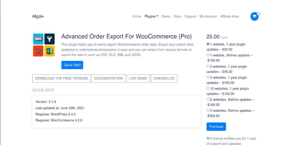 Advanced Orders Export For WooCommerce