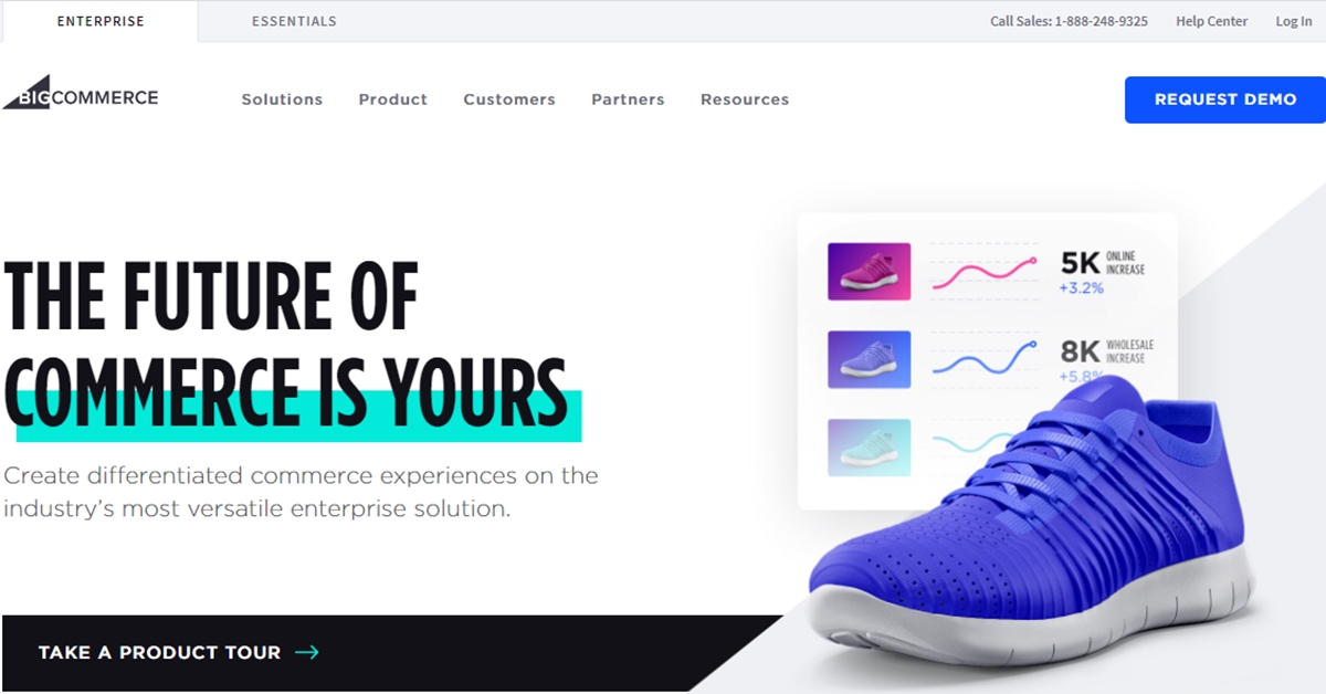 Most popular CMSs for eCommerce websites: BigCommerce