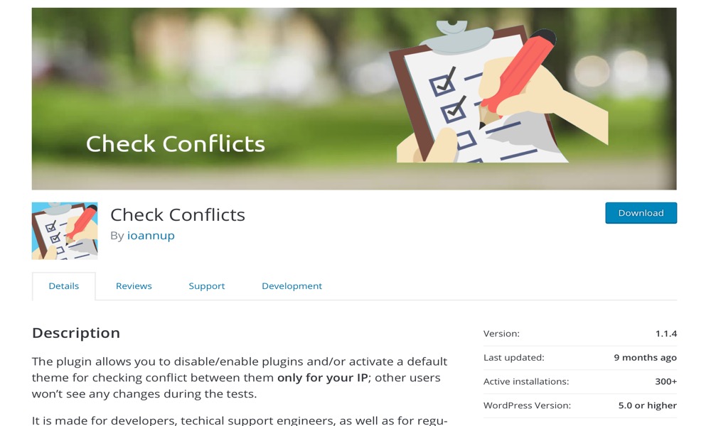 Check Conflicts