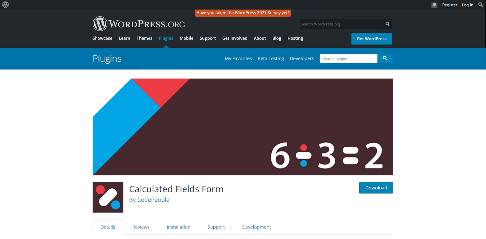 Calculated Fields Form