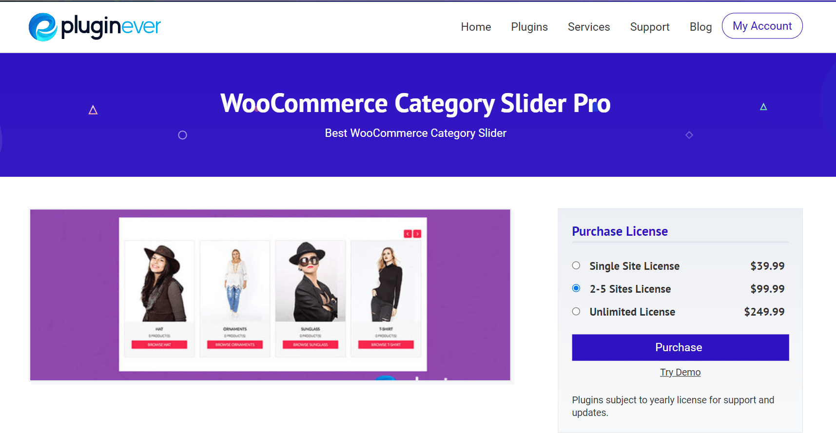 WooCommerce Category Slider Pro