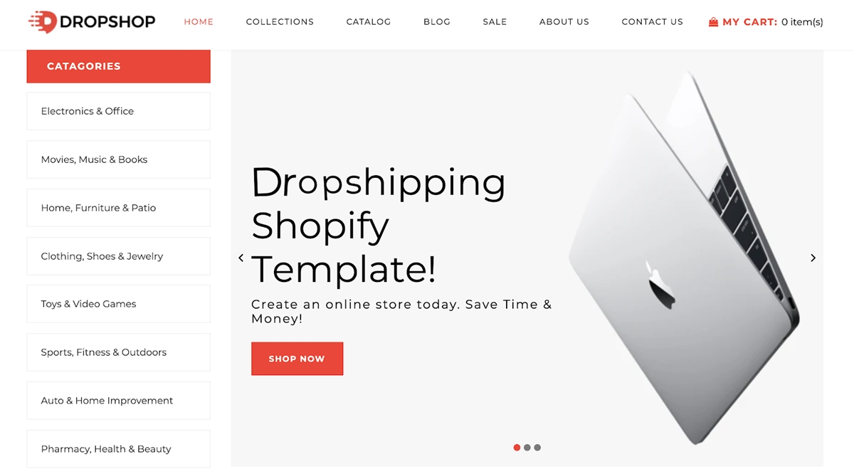 Best Shopify themes for dropshipping - Dropship