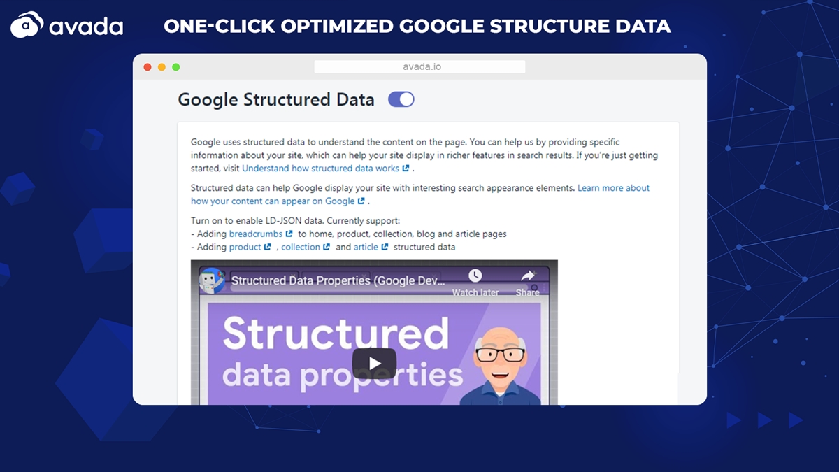 Add Google structured data