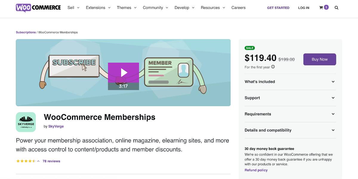 WooCommerce Memberships