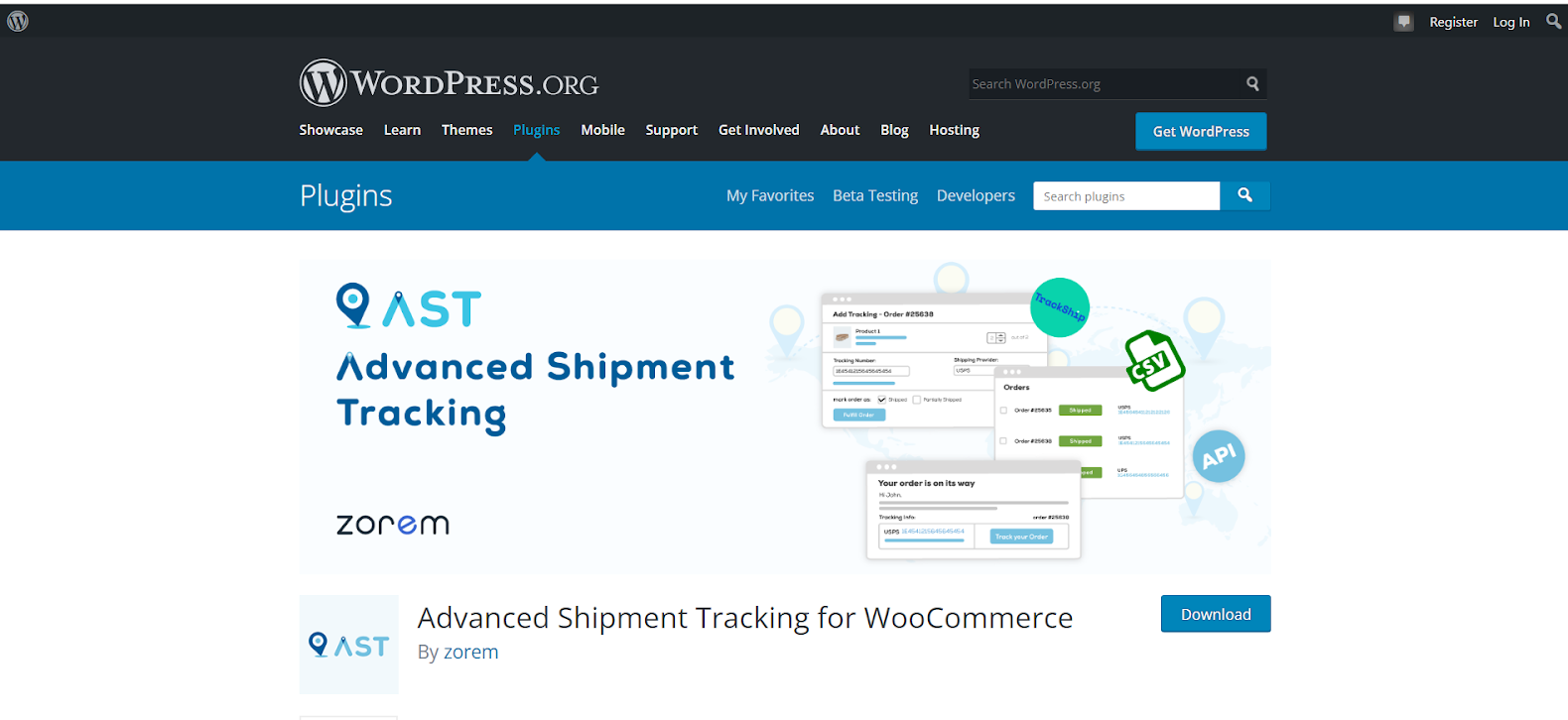 Advanced Shipment Tracking for WooCommerce