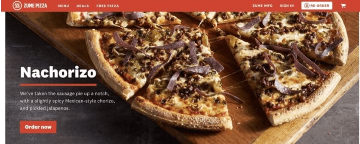 Brand development examples: zume pizza