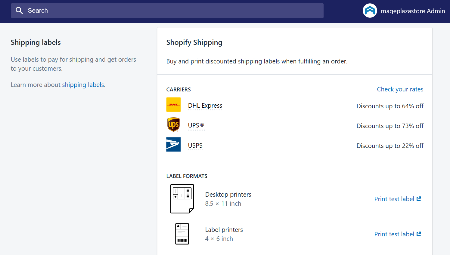 set up international shipping on shopify