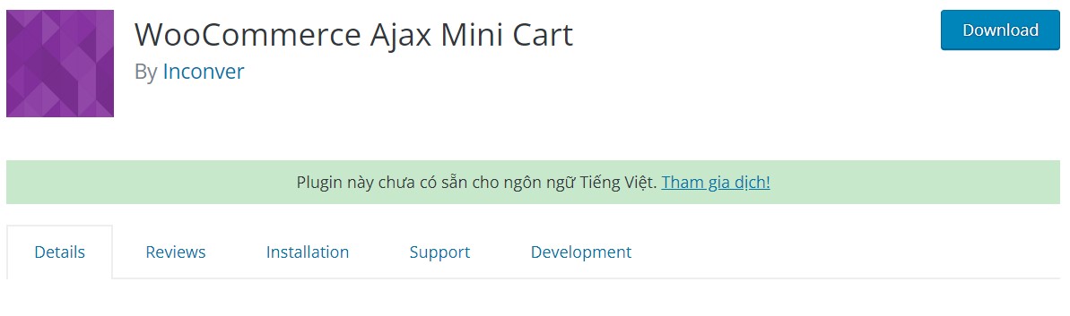 WooCommerce Ajax Mini Cart