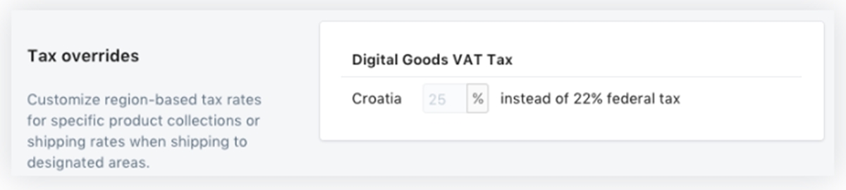 see the VAT rates you're using