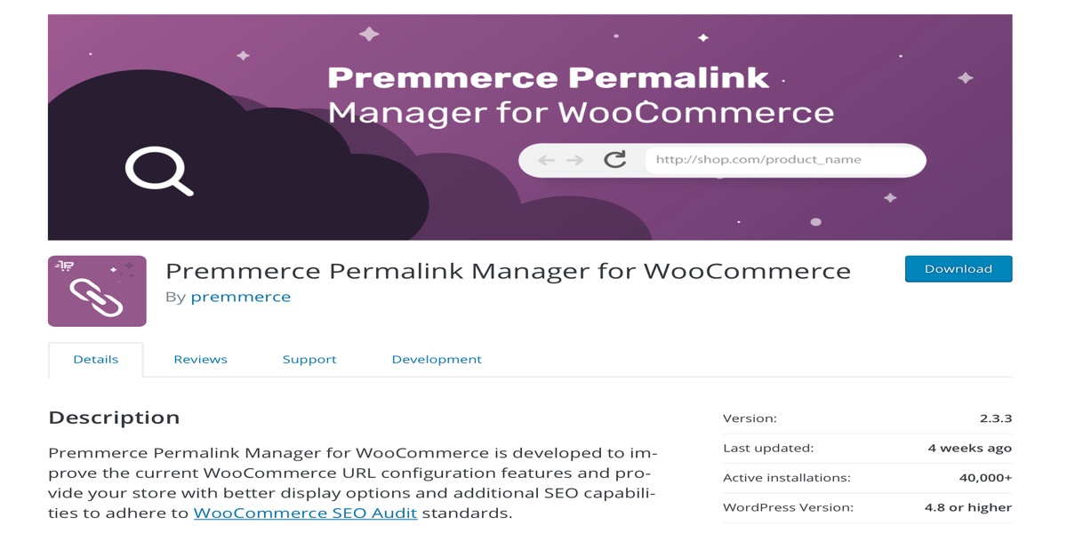 WooCommerce Permalink Manager