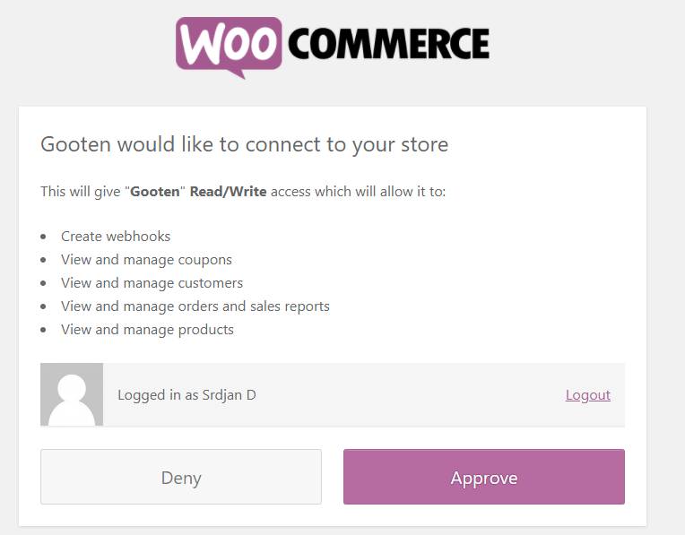 Redirect to your WooCommerce store