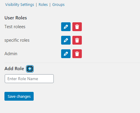 User Roles