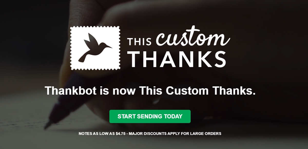 This Custom Thanks