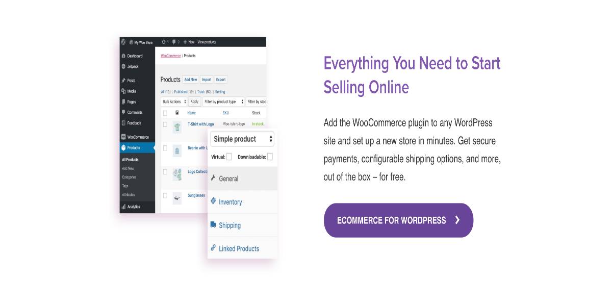 WooCommerce is everything you need to build an online store