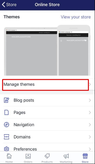 To create a new blog template on iPhone 3