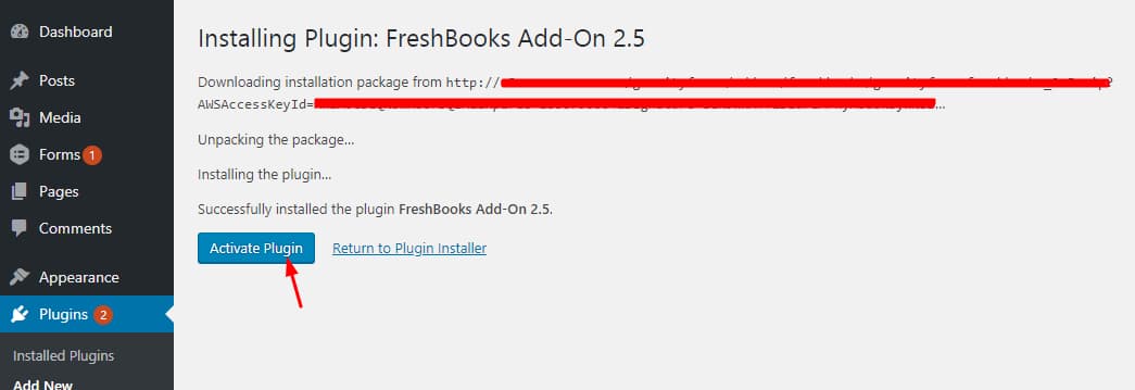 Activate FreshBooks