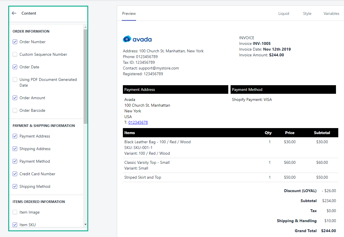 PDF Invoice updated new stunning features