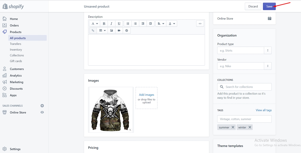 how to edit tags in shopify