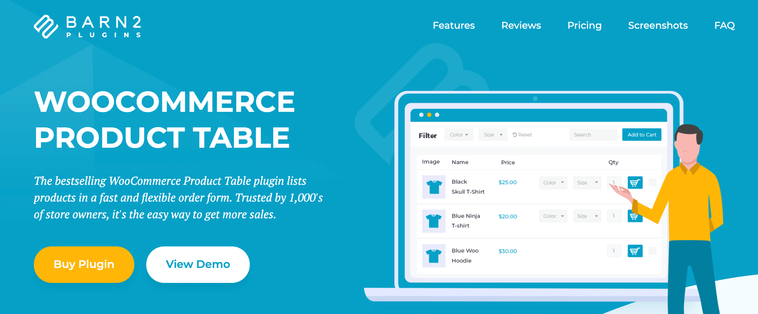 WooCommerce Product Table