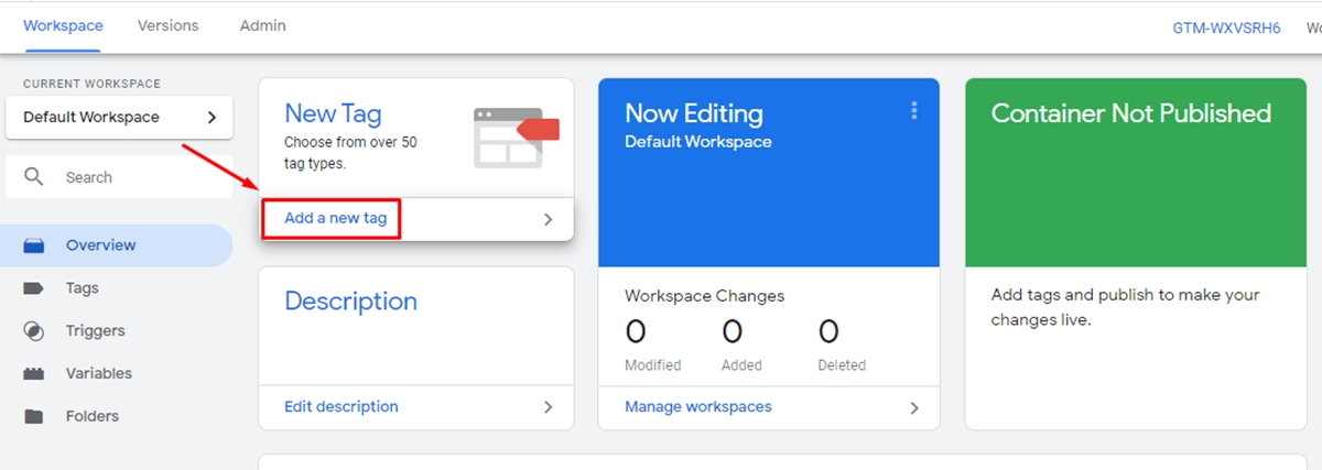 How to set up Google Tag Manager: Add a new tag