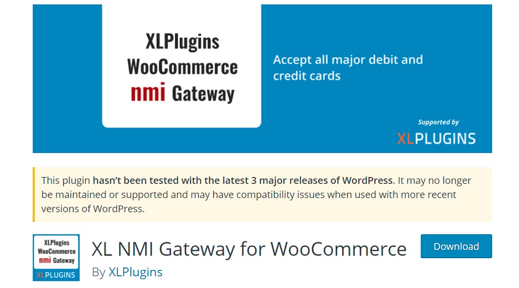 XL NMI Gateway for WooCommerce