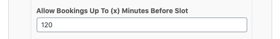 You may also change the parameters for each time slot to limit how much time a consumer has to order before that time slot.