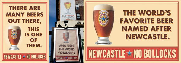 Newcastle Brown Ale chalice campaign