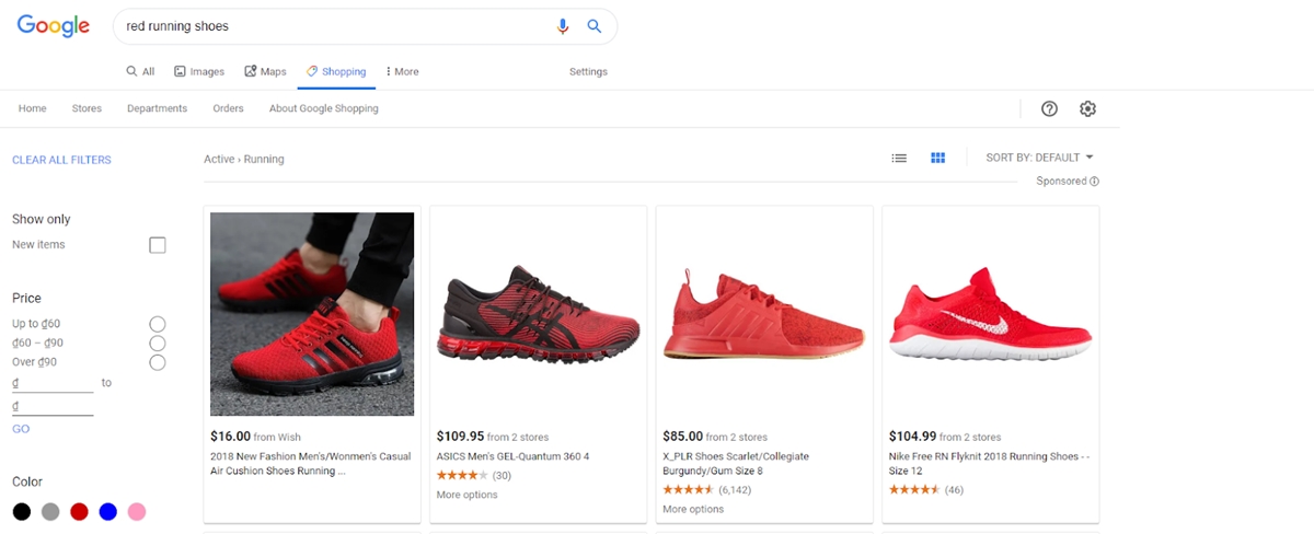 First Google shopping campaign: feed