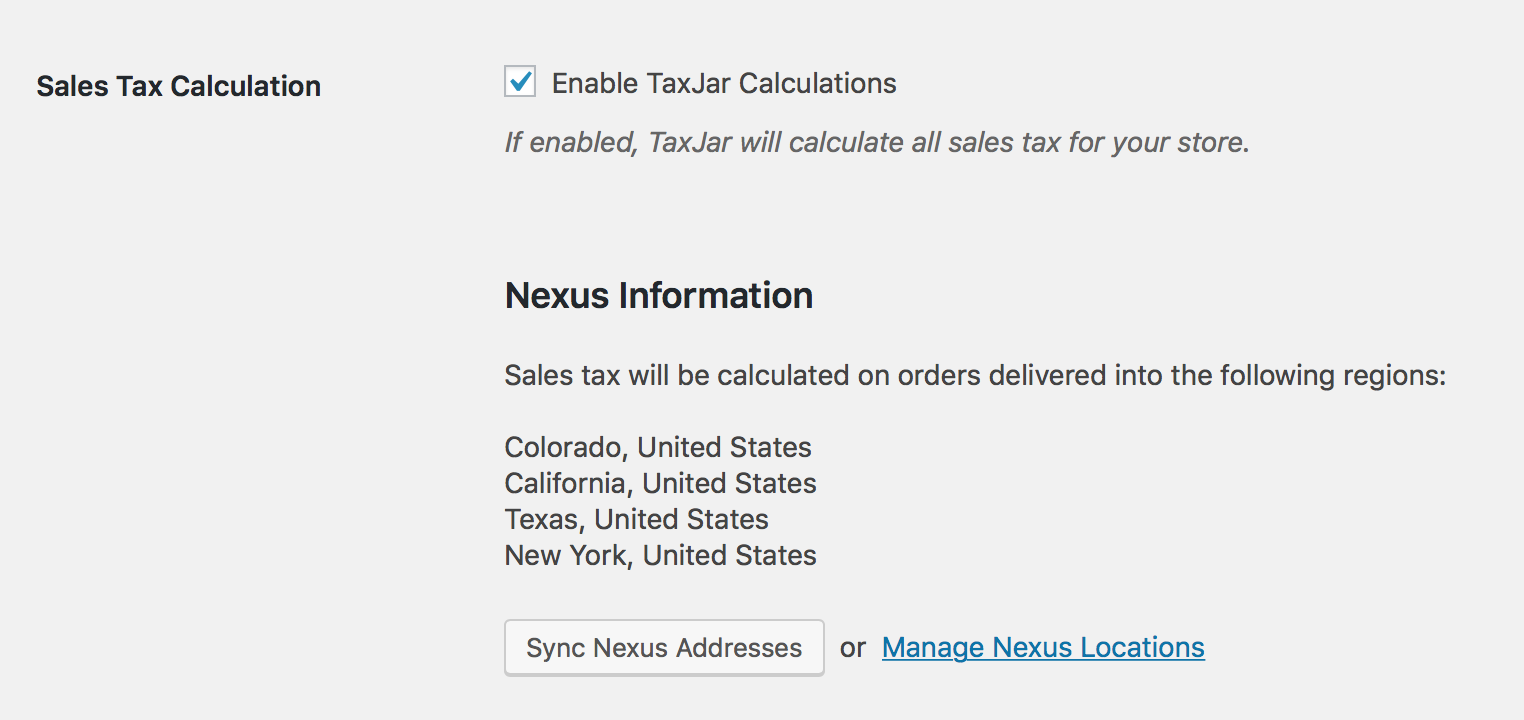 Configure Nexus Addresses