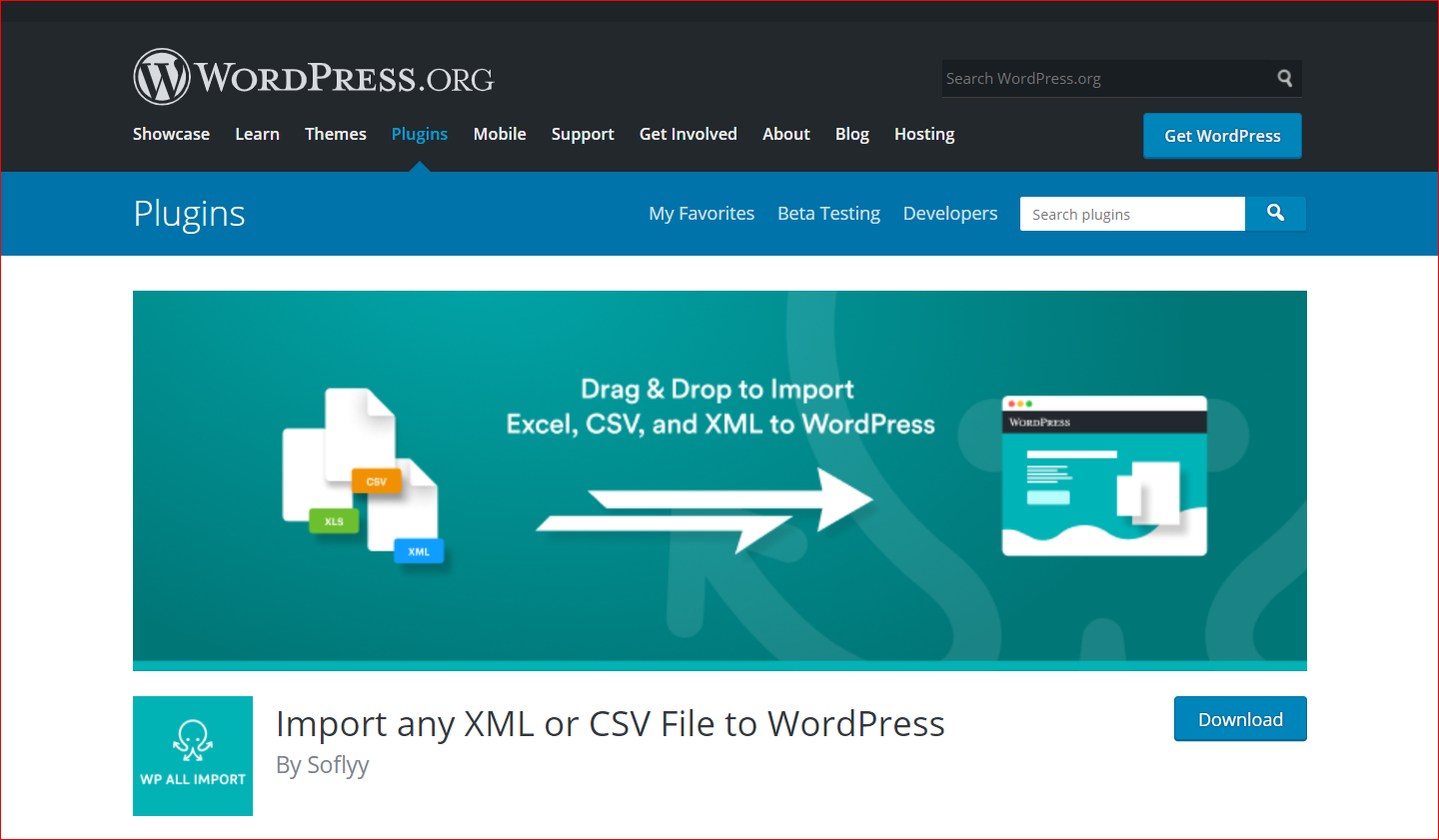 WP All Import – Import any WordPress data to XML/CSV