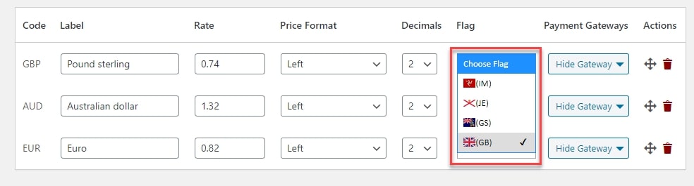 Payment gateways