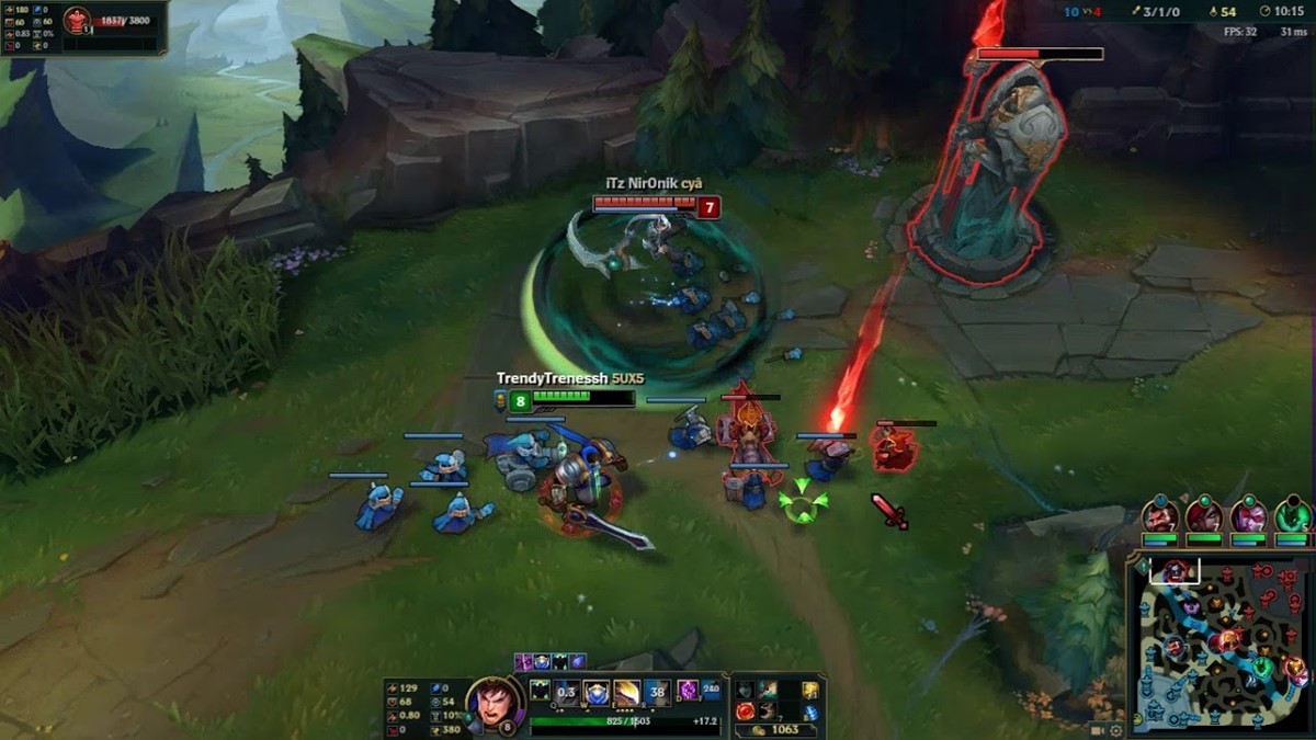 League of Legends gameplay