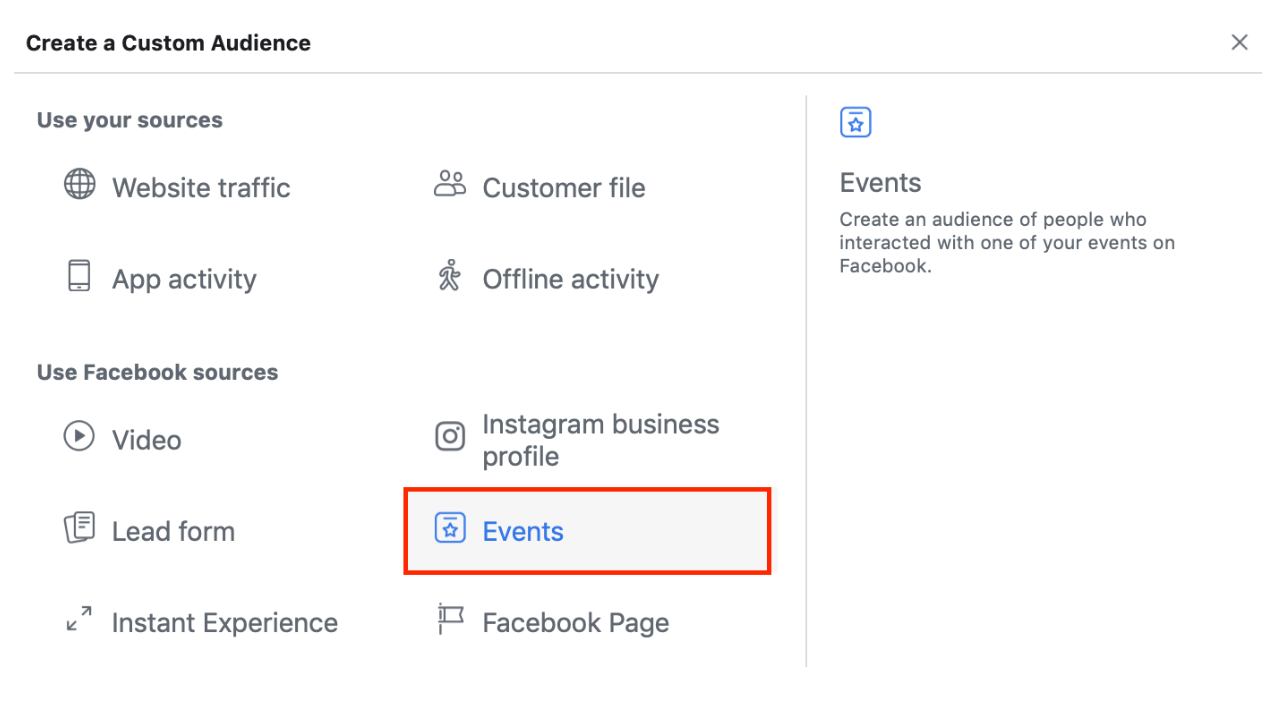 Facebook Advertising - Events