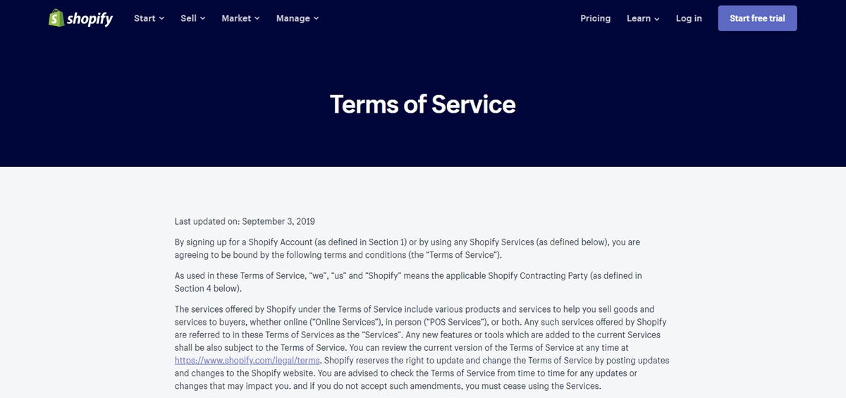 Terms of Service