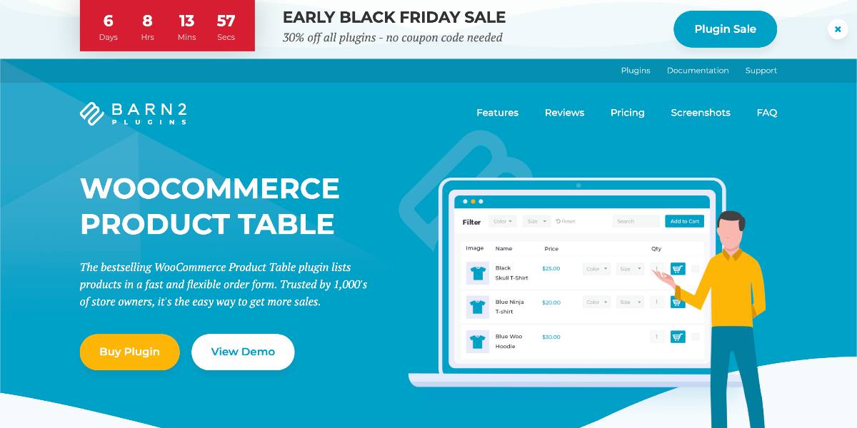 WooCommerce Product Table