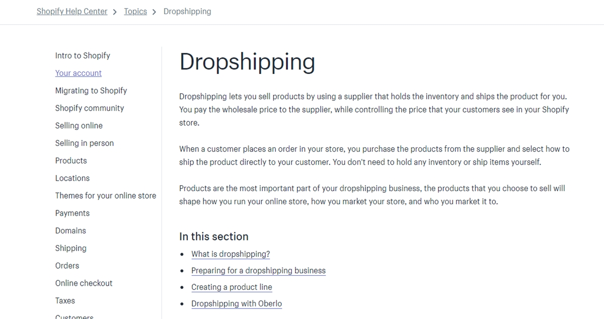 Shopify Dropshipping Shipping Policy Template 6301