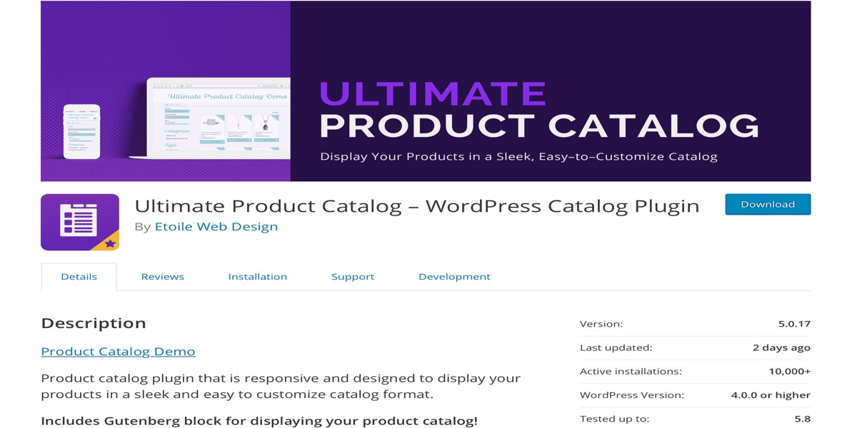 Ultimate Product catalog
