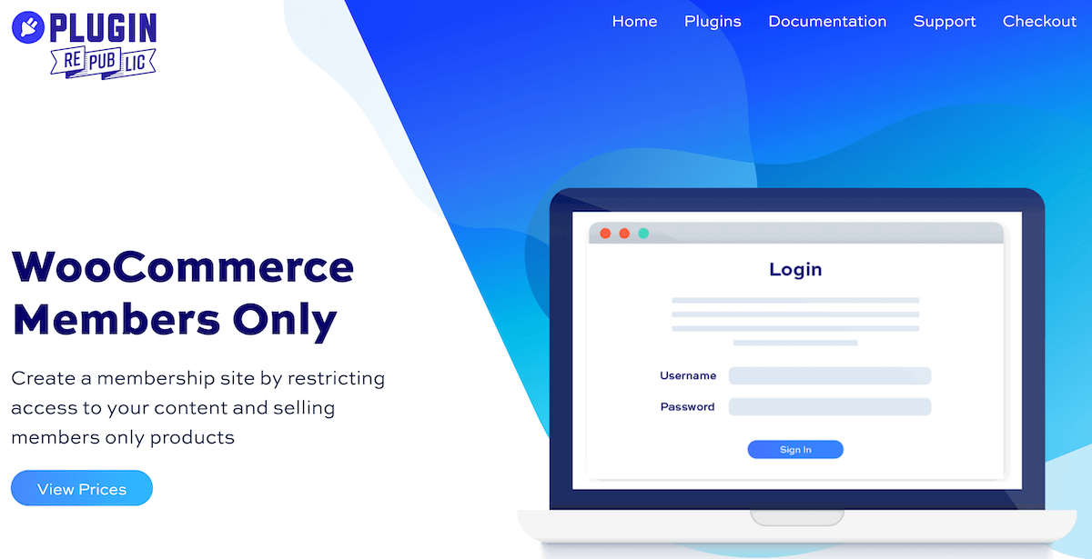 WooCommerce Members Only
