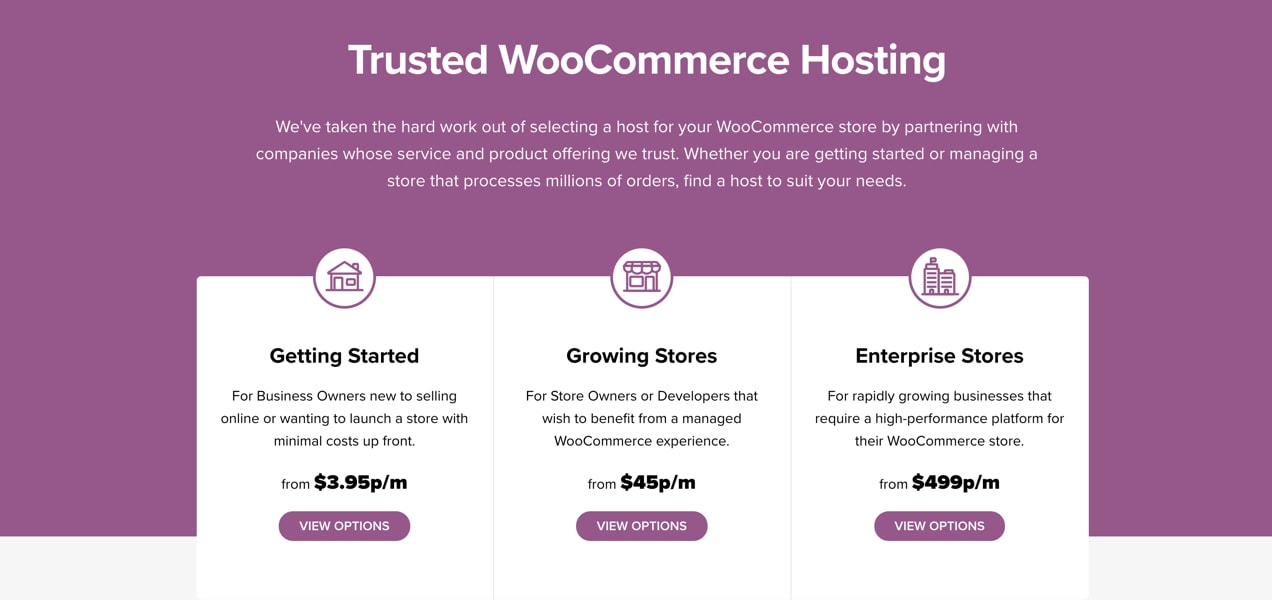 Trusted WooCommerce hosting