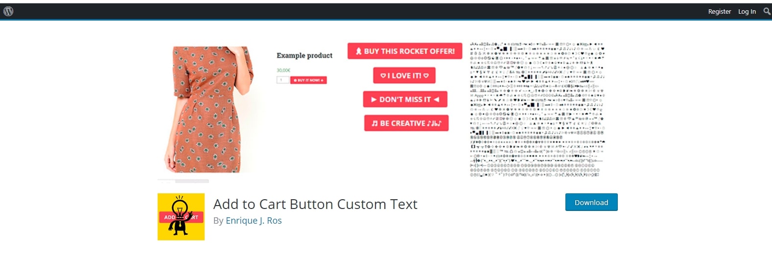 Add to Cart Button Custom Text 