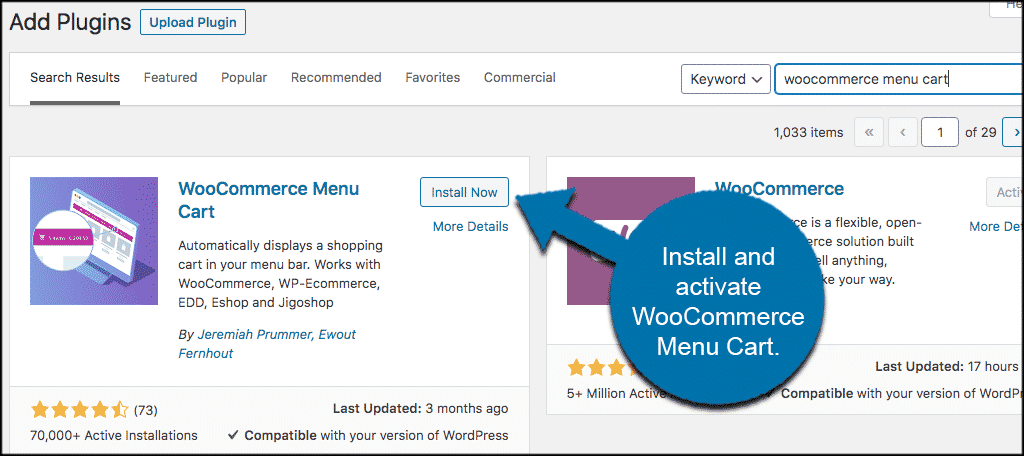 Get the plugin WooCommerce Menu Cart installed and activated