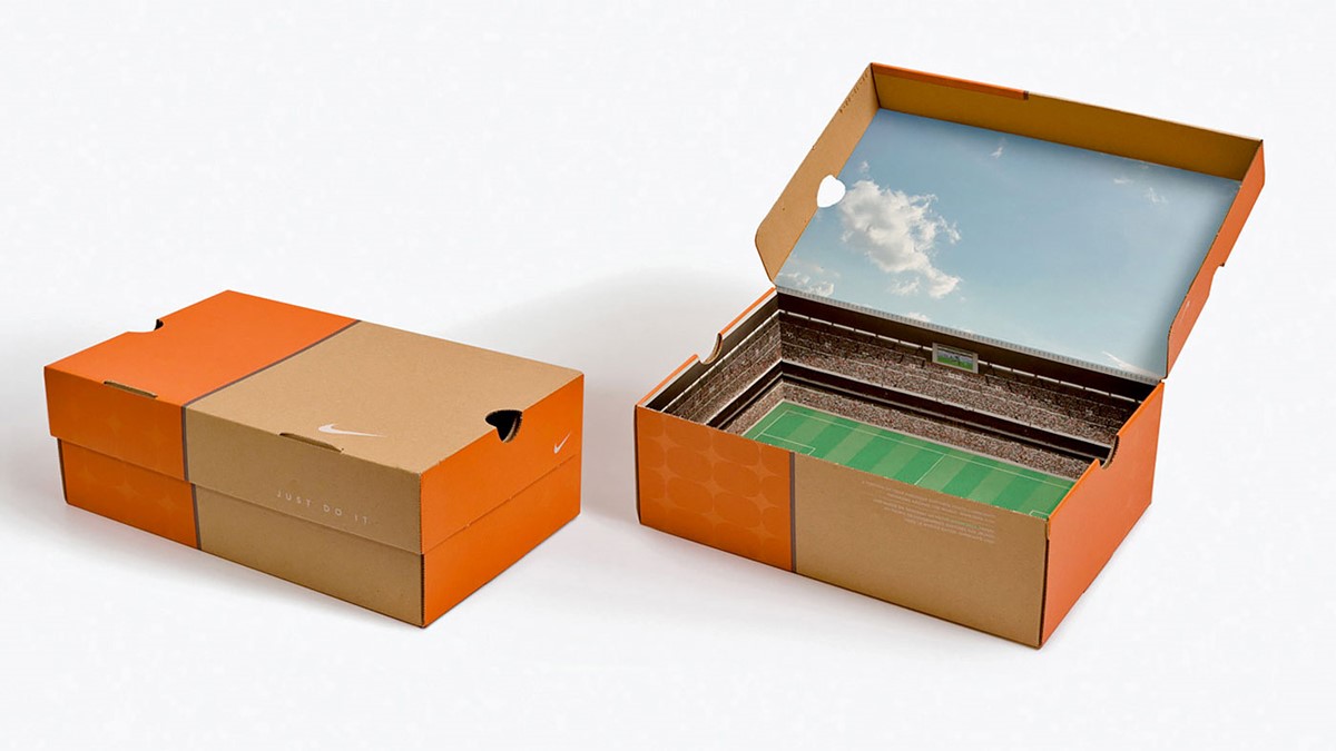 Nike’s stadium shoes box