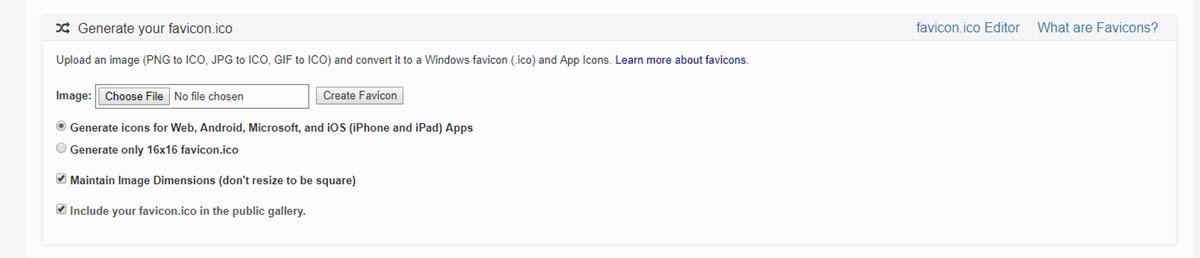 Favicon Generator ORG