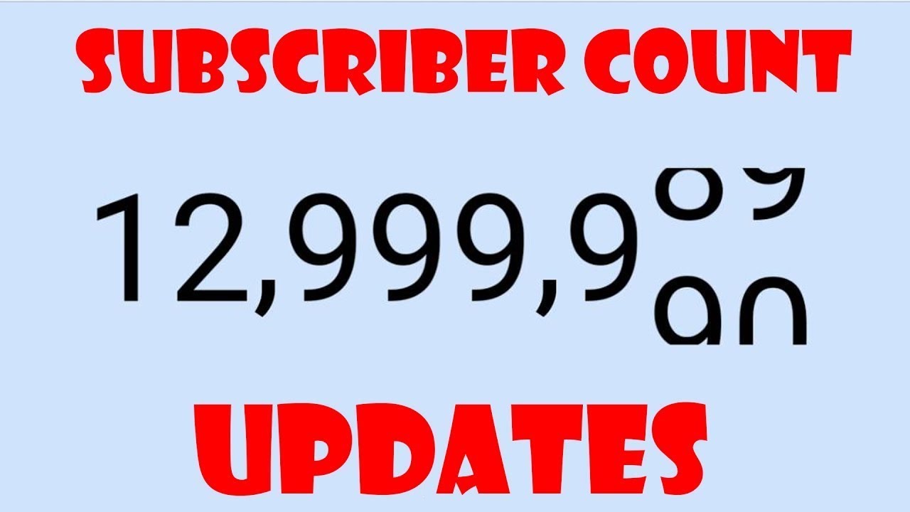 subs count update