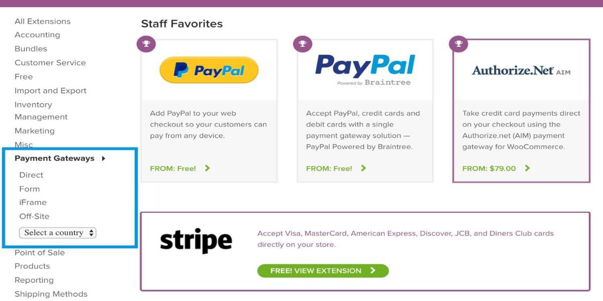 WooCommerce Payment Gateways