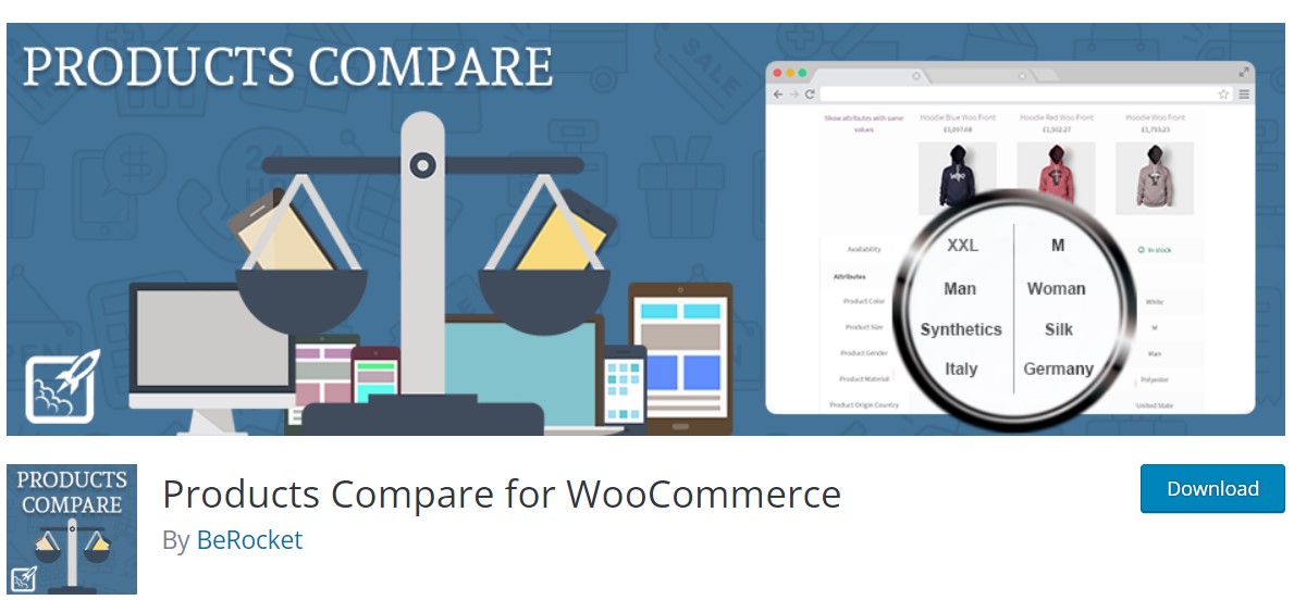 Products Compare for WooCommerce