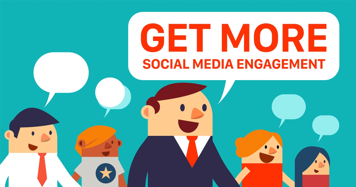 Engage with customers on social media